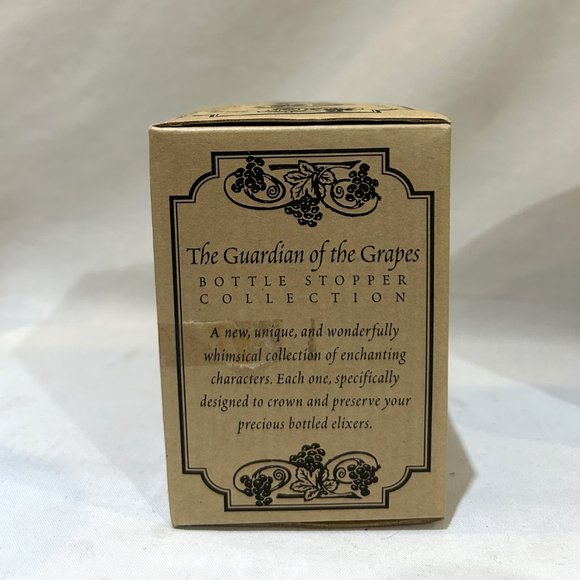 1998 Carrie Olsen-Garrard GUARDIAN OF THE GRAPES Bottle Stopper Collection - Picture 8 of 10